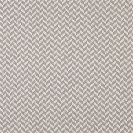 Designer Fabrics 54 in. Wide Grey And Off White- Herringbone Slanted Check Designer Quality Upholstery Fabric K0004F